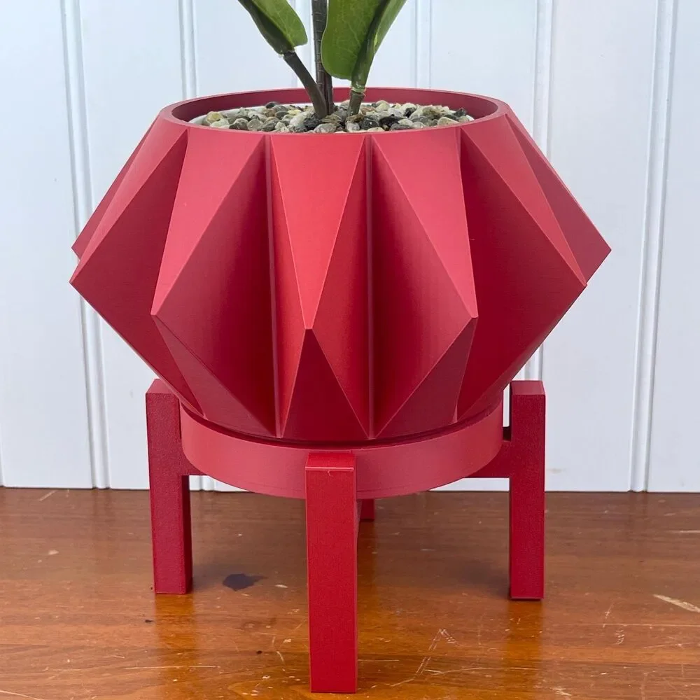 Houseplants, Koni Indoor Planter w/ Drainage Hole and Drip Tray